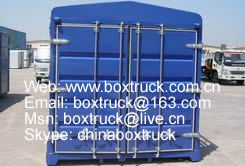 Stake truck box